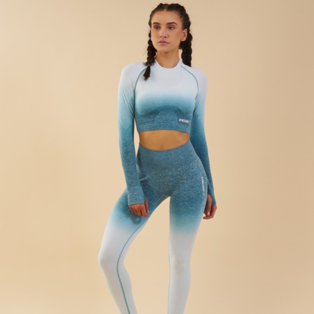 Gymshark Ombré Seamless Long Sleeve Crop